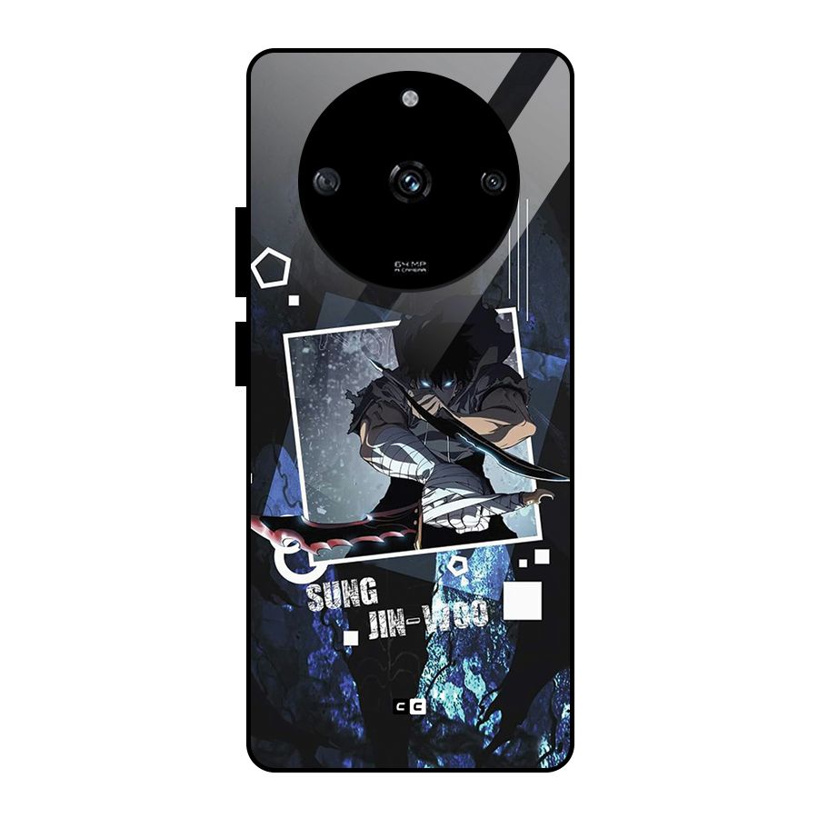 Sung Jinwoo In Battle Glass Back Case for Realme Narzo 60 5G