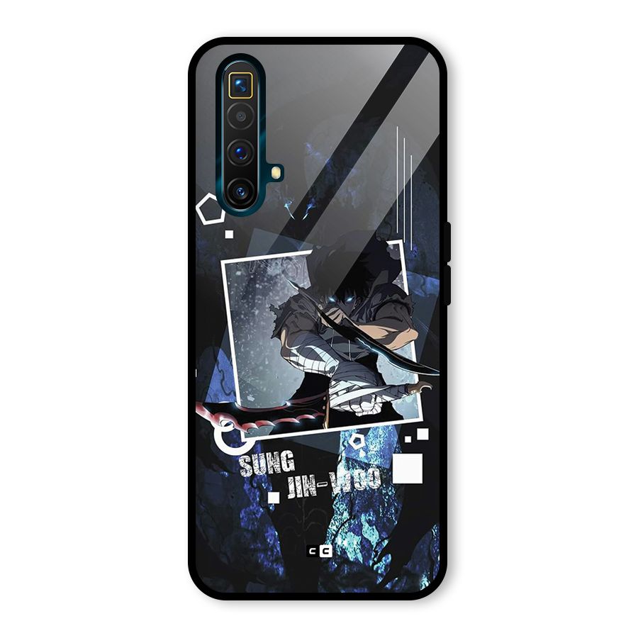 Sung Jinwoo In Battle Glass Back Case for Realme X3