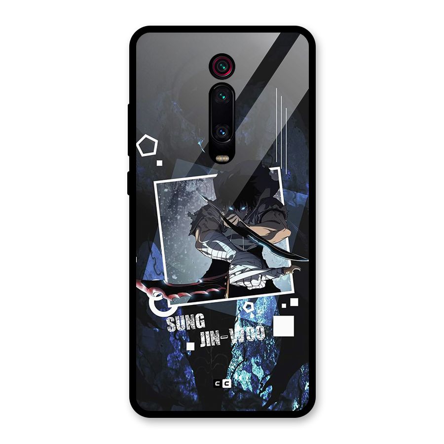 Sung Jinwoo In Battle Glass Back Case for Redmi K20 Pro