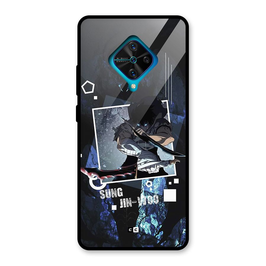 Sung Jinwoo In Battle Glass Back Case for Vivo S1 Pro