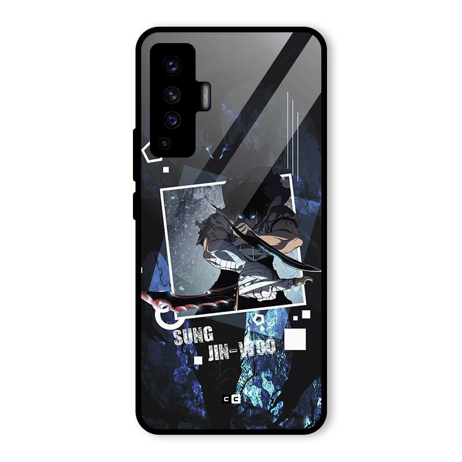 Sung Jinwoo In Battle Glass Back Case for Vivo X50