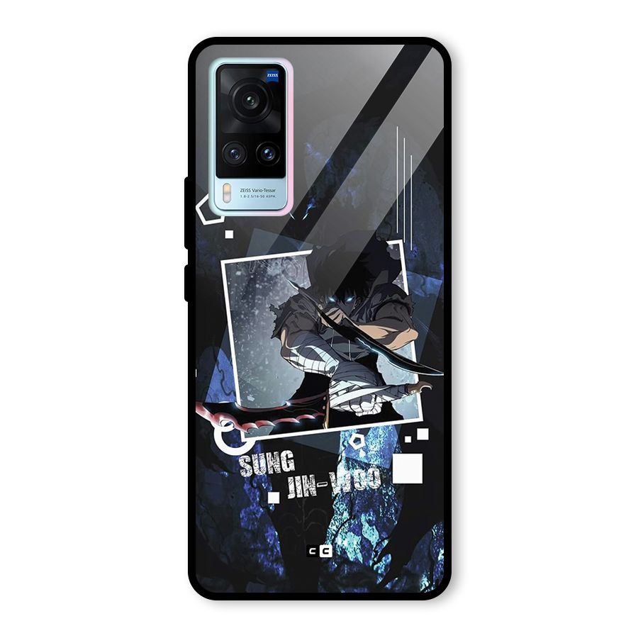 Sung Jinwoo In Battle Glass Back Case for Vivo X60