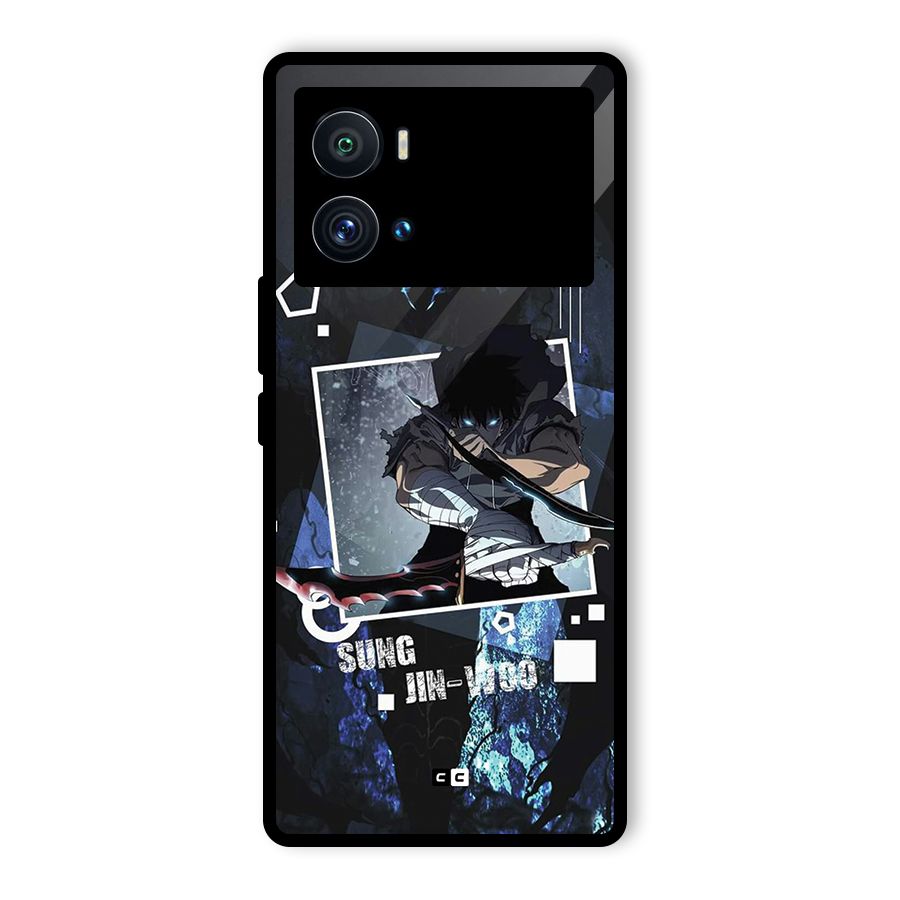 Sung Jinwoo In Battle Glass Back Case for Vivo iQOO 9 Pro