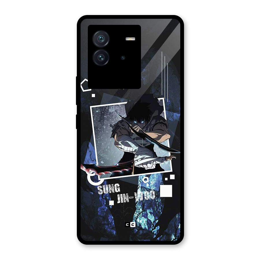 Sung Jinwoo In Battle Glass Back Case for Vivo iQOO Neo 6 5G