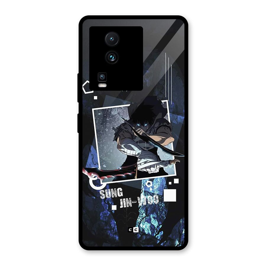 Sung Jinwoo In Battle Glass Back Case for Vivo iQOO Neo 7
