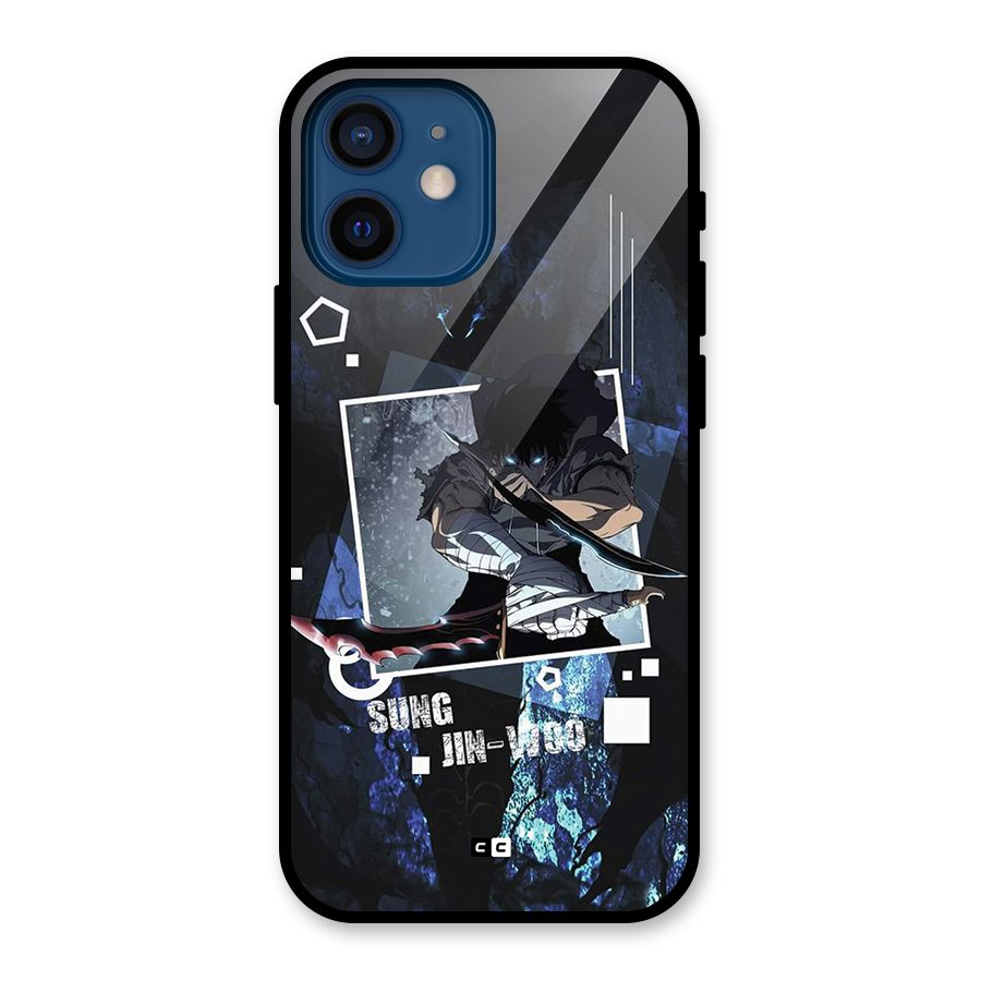 Sung Jinwoo In Battle Glass Back Case for iPhone 12 Mini