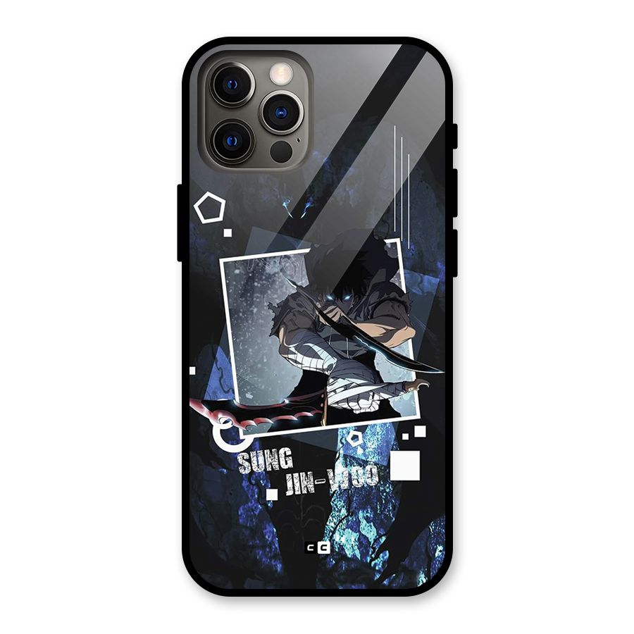 Sung Jinwoo In Battle Glass Back Case for iPhone 12 Pro
