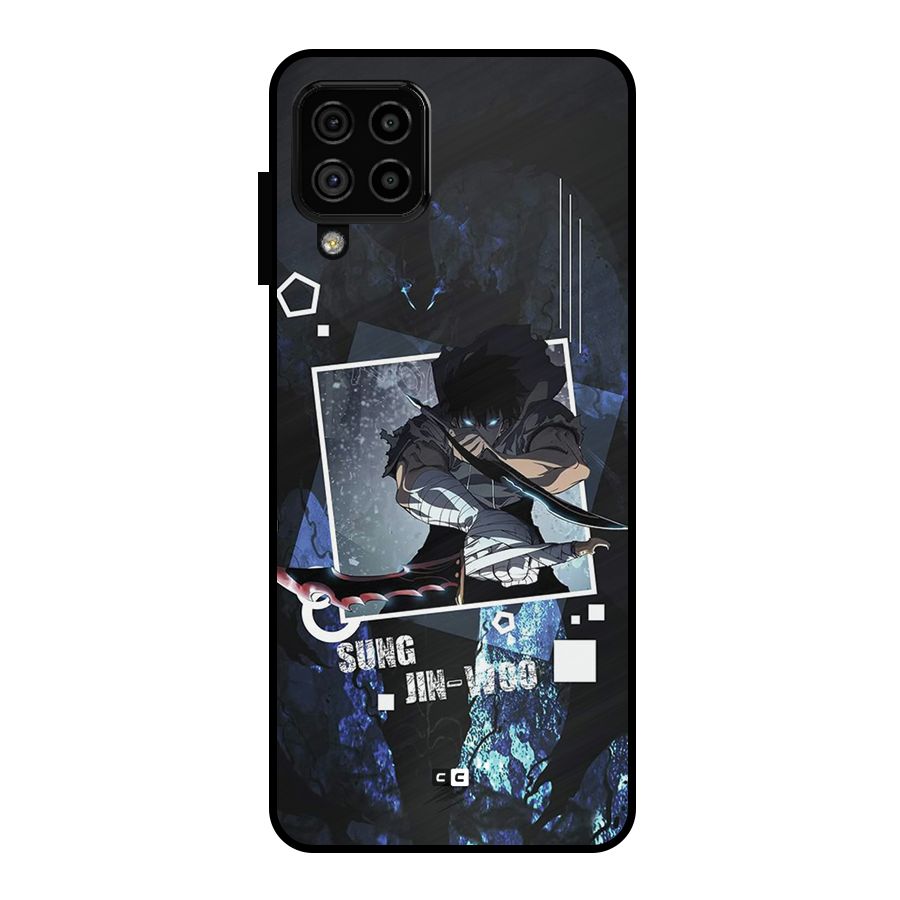 Sung Jinwoo In Battle Metal Back Case for Galaxy A22 4G