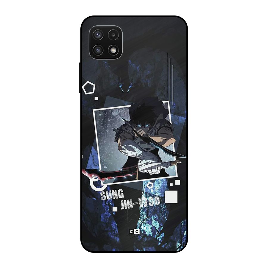 Sung Jinwoo In Battle Metal Back Case for Galaxy A22 5G