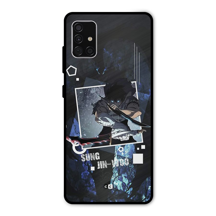 Sung Jinwoo In Battle Metal Back Case for Galaxy A51