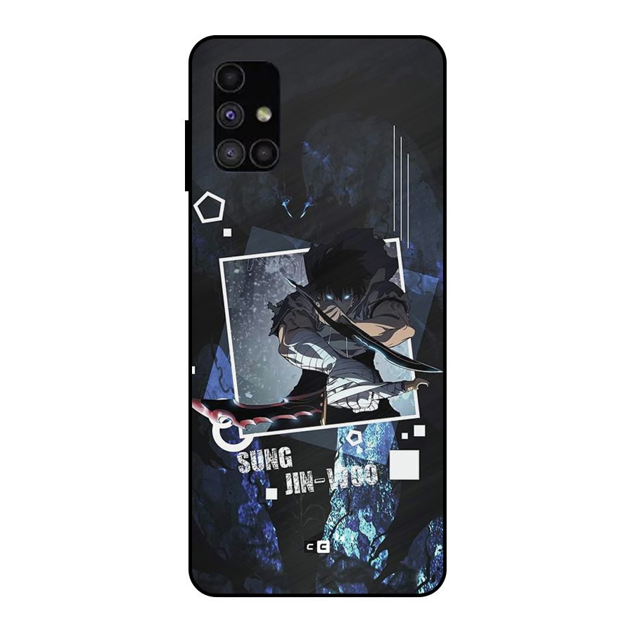 Sung Jinwoo In Battle Metal Back Case for Galaxy M51