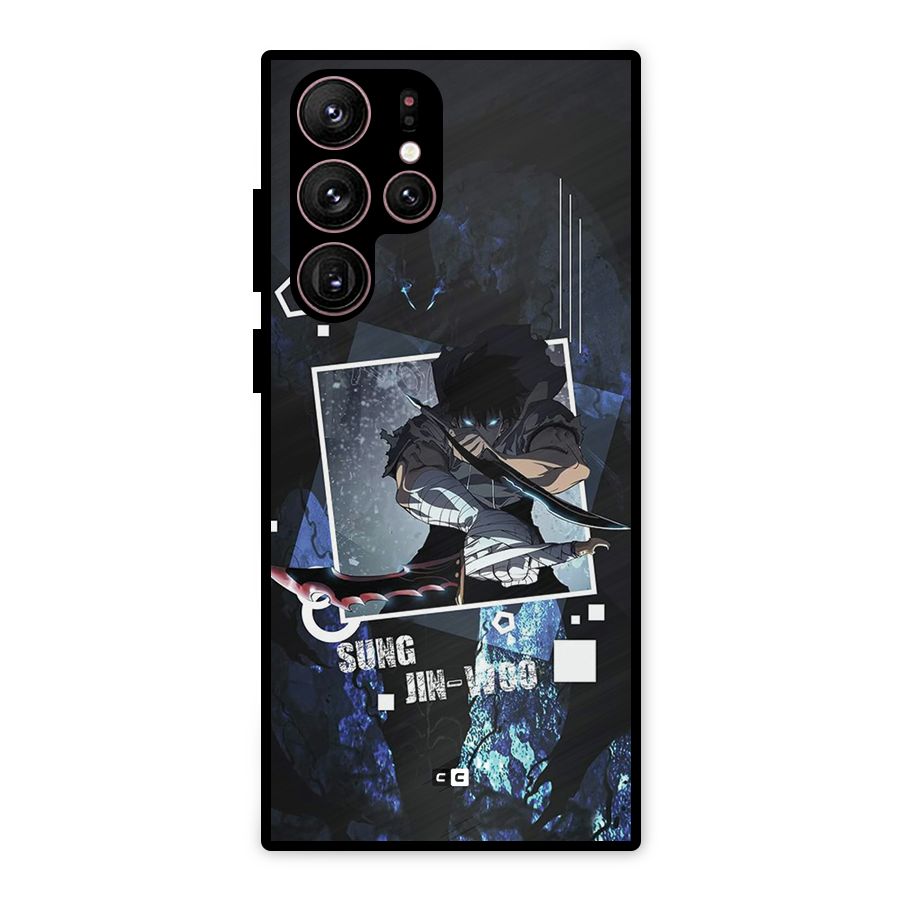 Sung Jinwoo In Battle Metal Back Case for Galaxy S22 Ultra 5G