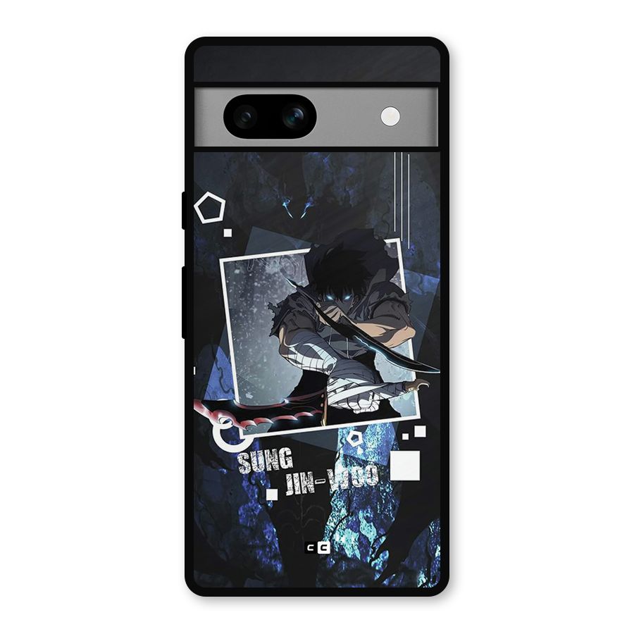 Sung Jinwoo In Battle Metal Back Case for Google Pixel 7a
