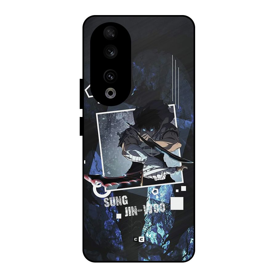 Sung Jinwoo In Battle Metal Back Case for Honor 90