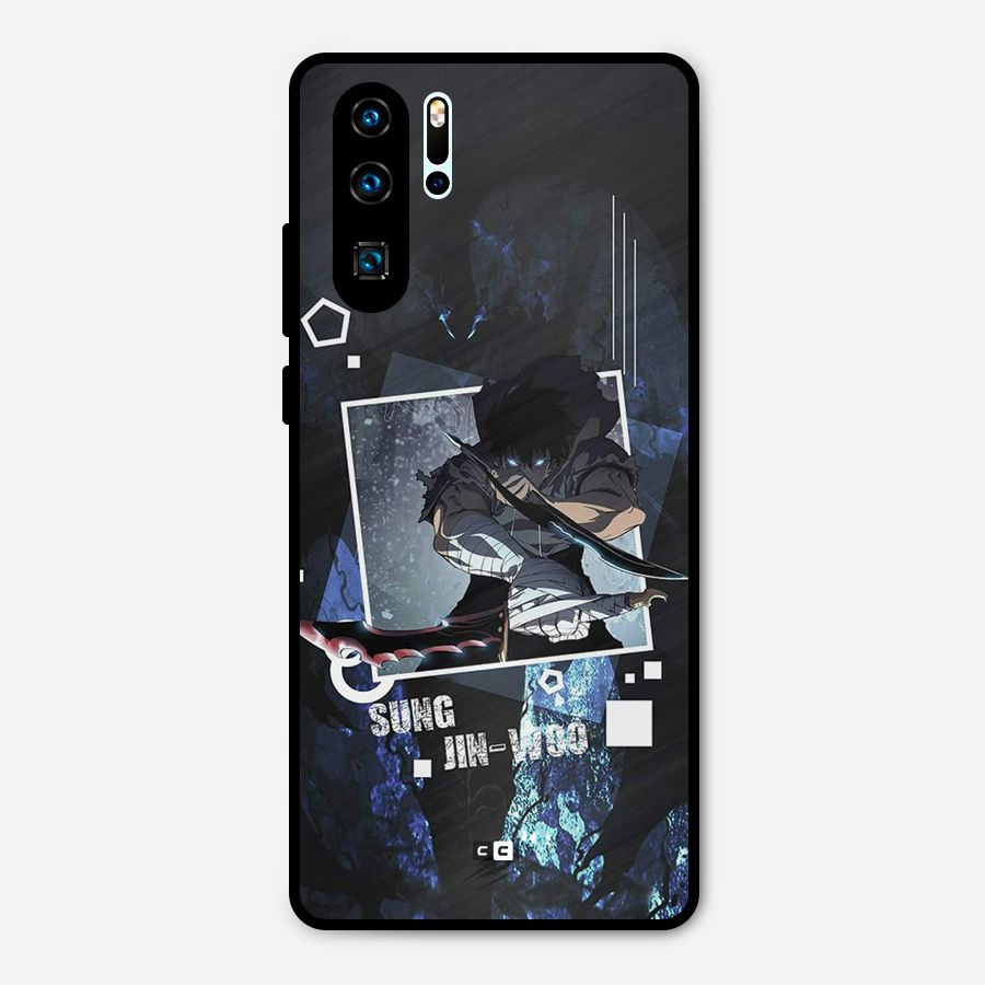 Sung Jinwoo In Battle Metal Back Case for Huawei P30 Pro