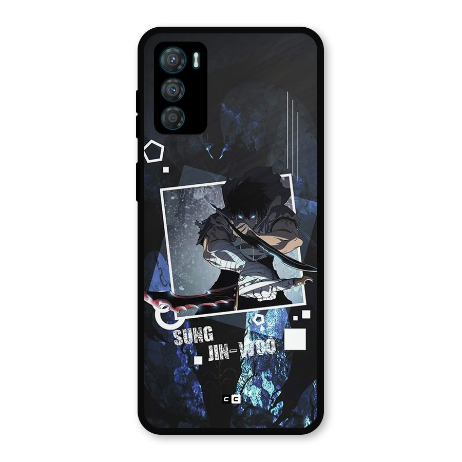 Sung Jinwoo In Battle Metal Back Case for Moto G42
