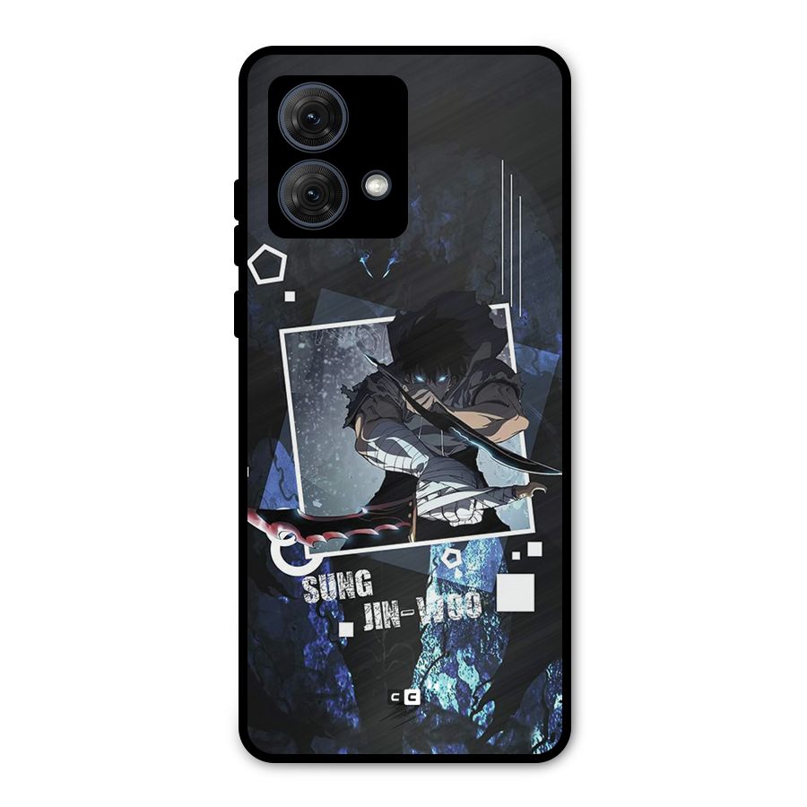 Sung Jinwoo In Battle Metal Back Case for Moto G84