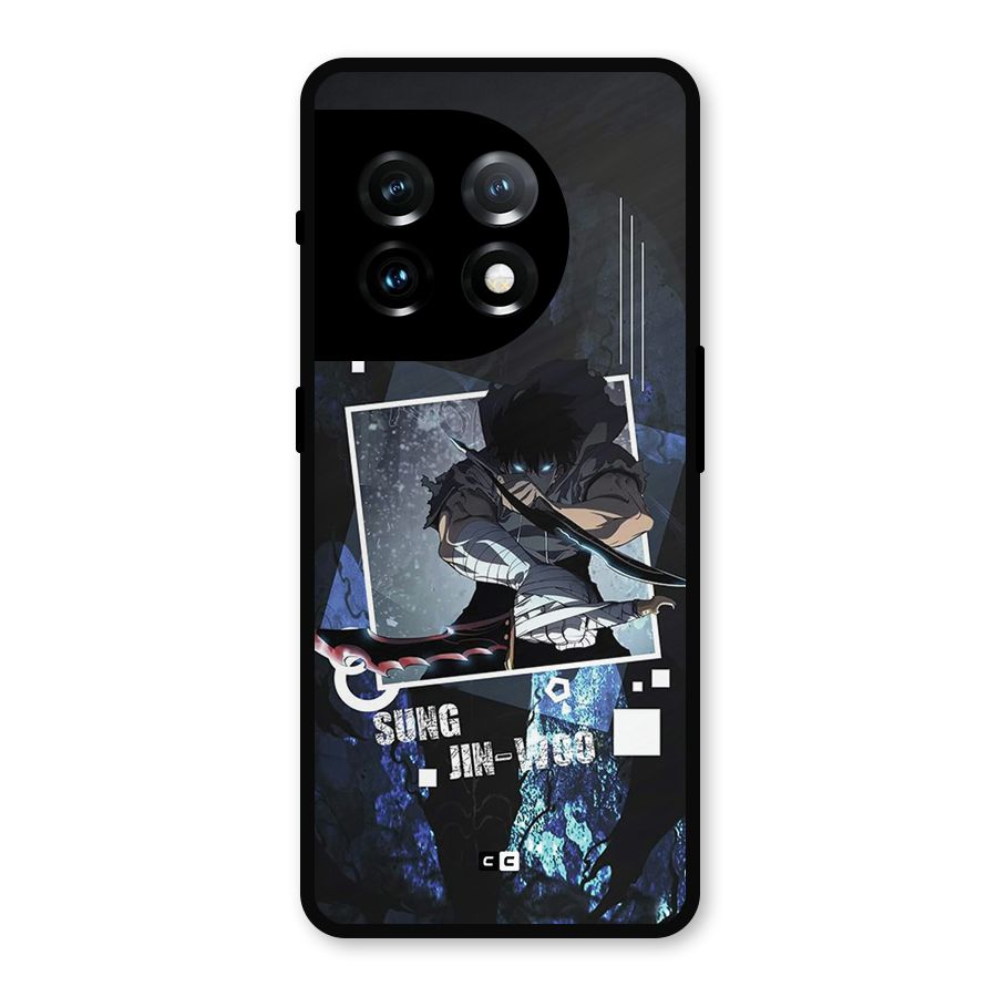 Sung Jinwoo In Battle Metal Back Case for OnePlus 11