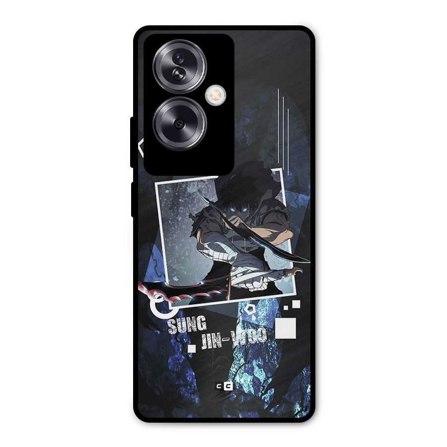 Sung Jinwoo In Battle Metal Back Case for Oppo A79 5G