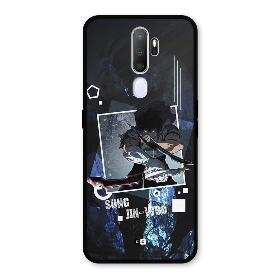 Sung Jinwoo In Battle Metal Back Case for Oppo A9 (2020)
