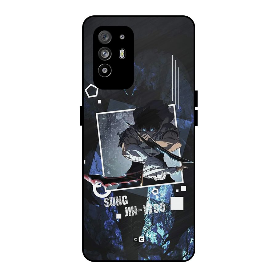 Sung Jinwoo In Battle Metal Back Case for Oppo F19 Pro Plus 5G