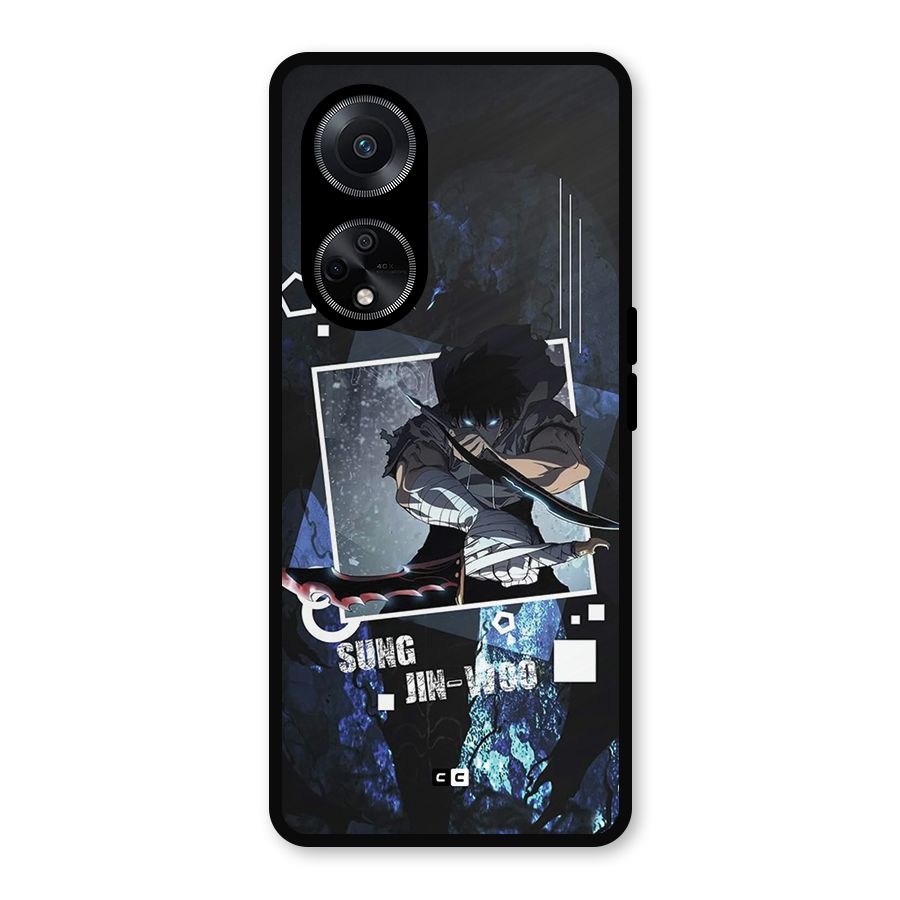 Sung Jinwoo In Battle Metal Back Case for Oppo F23