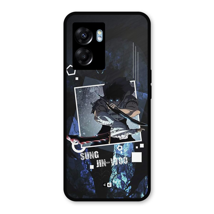 Sung Jinwoo In Battle Metal Back Case for Oppo K10 (5G)