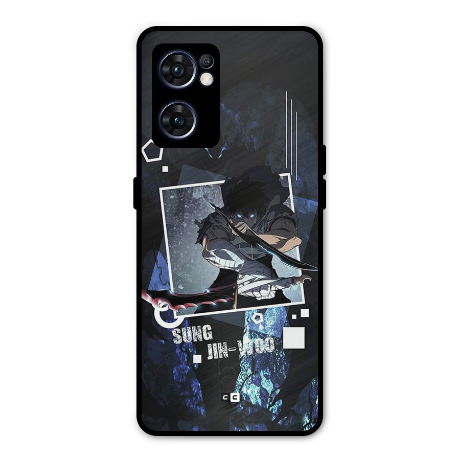 Sung Jinwoo In Battle Metal Back Case for Oppo Reno7 5G