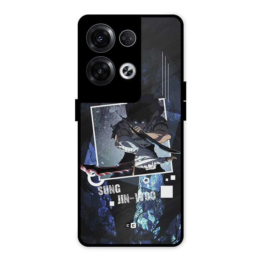 Sung Jinwoo In Battle Metal Back Case for Oppo Reno8 Pro 5G