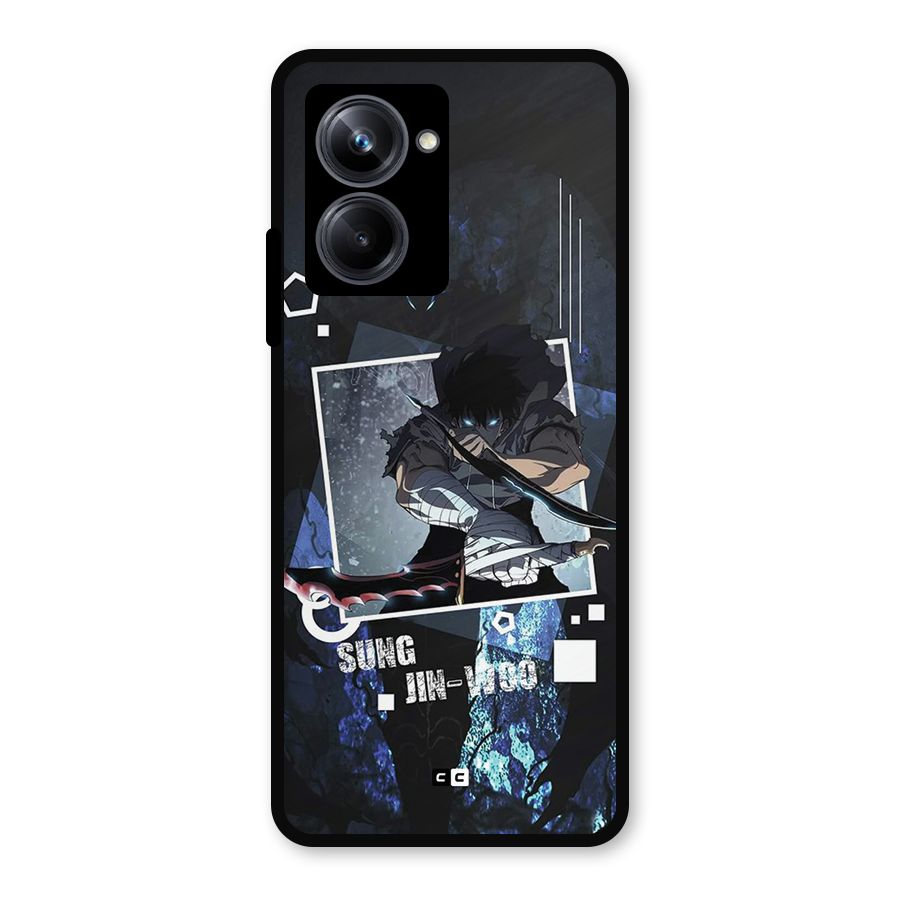 Sung Jinwoo In Battle Metal Back Case for Realme 10 Pro
