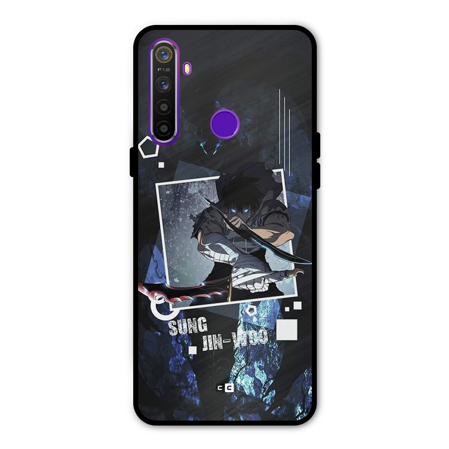 Sung Jinwoo In Battle Metal Back Case for Realme 5