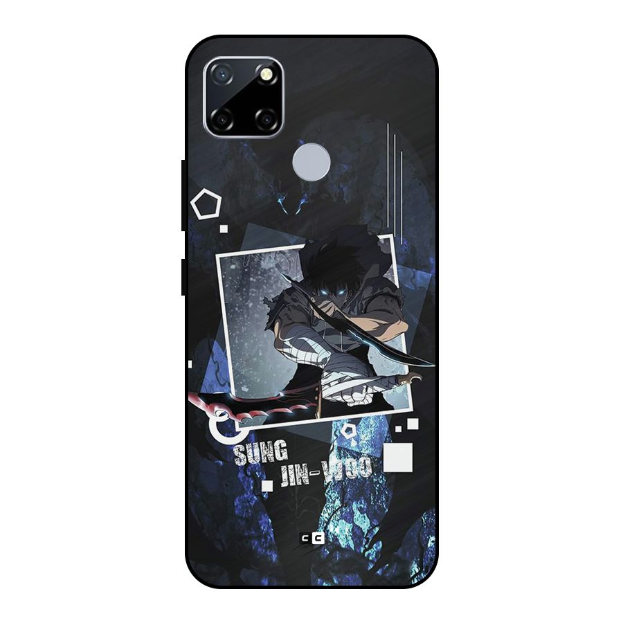 Sung Jinwoo In Battle Metal Back Case for Realme Narzo 20