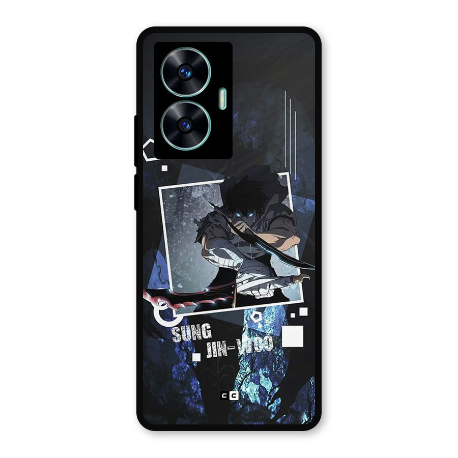 Sung Jinwoo In Battle Metal Back Case for Realme Narzo N55