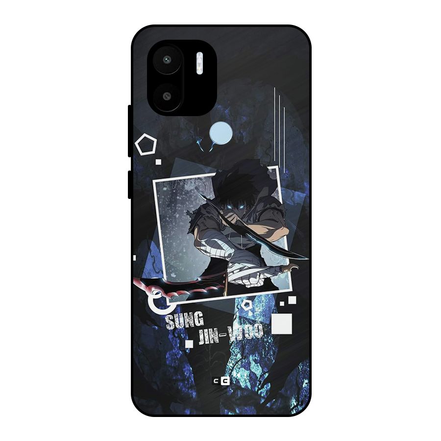 Sung Jinwoo In Battle Metal Back Case for Redmi A2 Plus