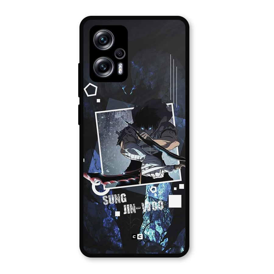 Sung Jinwoo In Battle Metal Back Case for Redmi K50i
