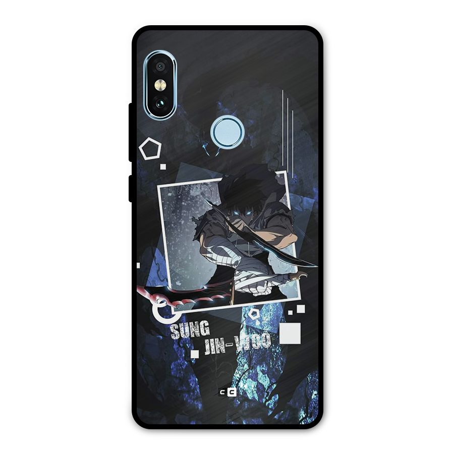 Sung Jinwoo In Battle Metal Back Case for Redmi Note 5 Pro