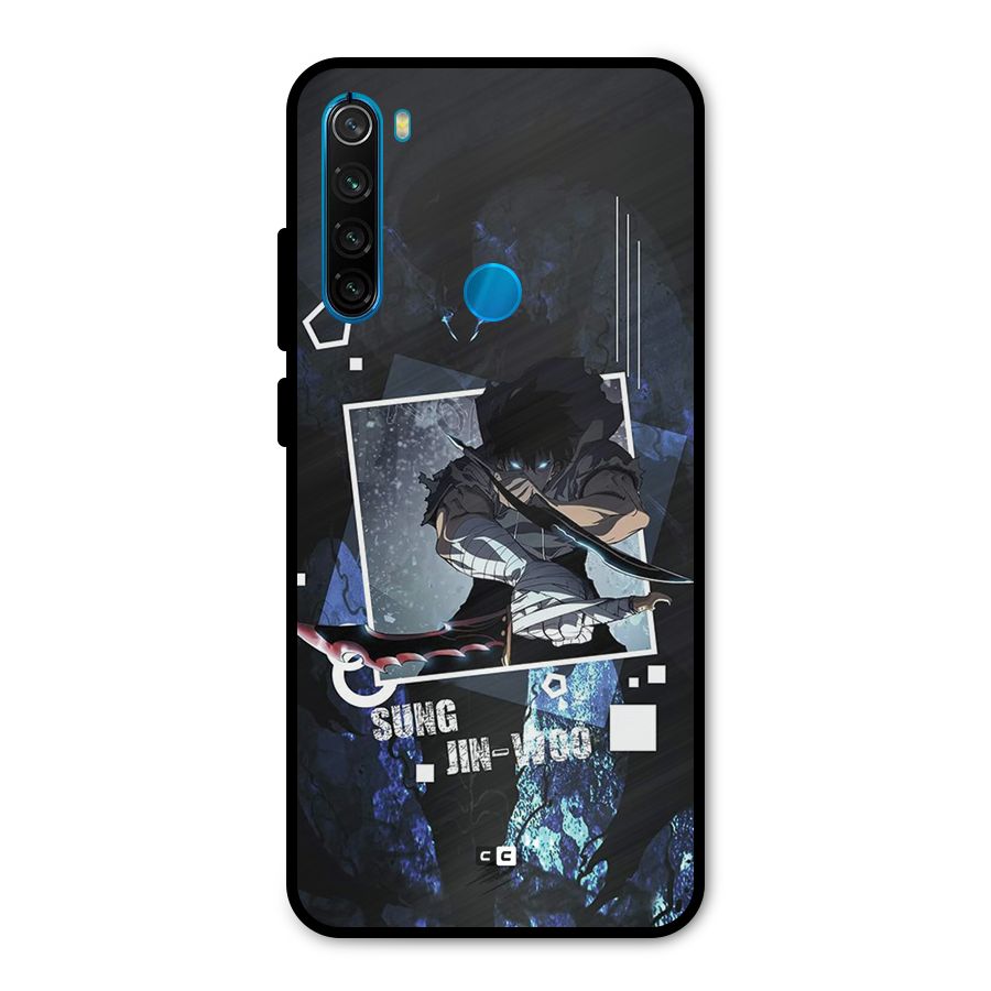 Sung Jinwoo In Battle Metal Back Case for Redmi Note 8