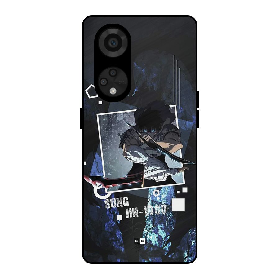 Sung Jinwoo In Battle Metal Back Case for Reno8 T 5G