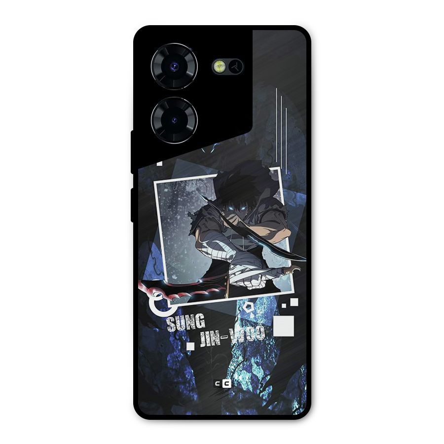 Sung Jinwoo In Battle Metal Back Case for Tecno Pova 5 Pro 5G
