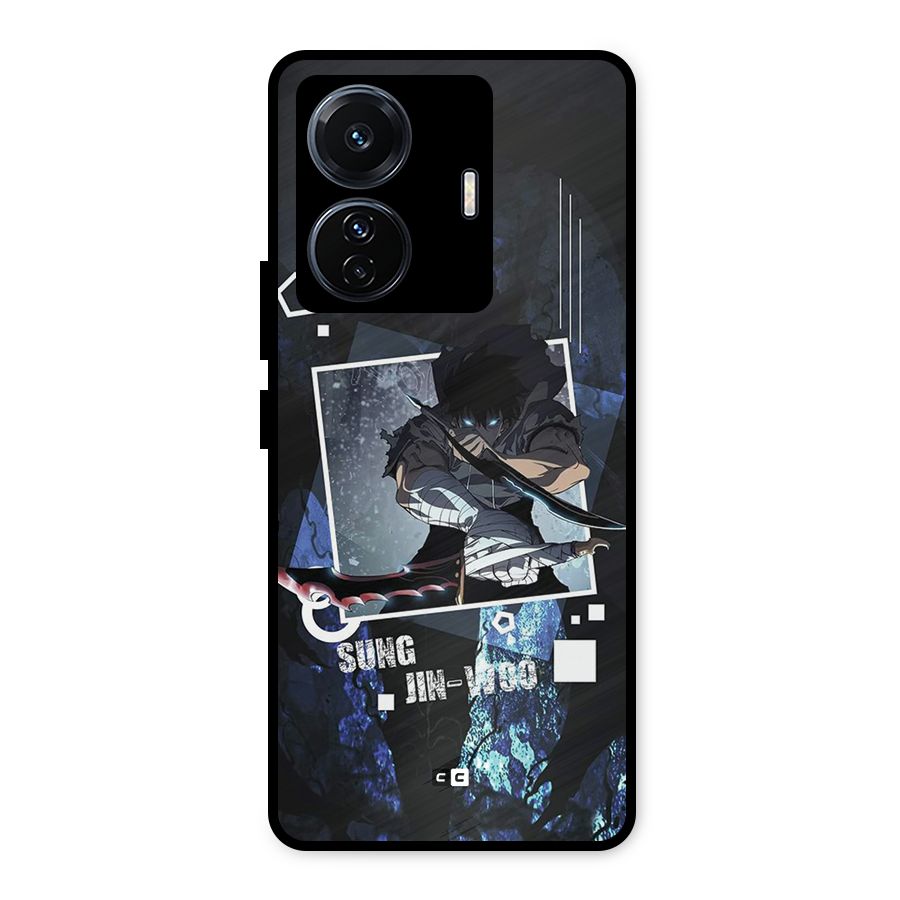 Sung Jinwoo In Battle Metal Back Case for Vivo T1 Pro