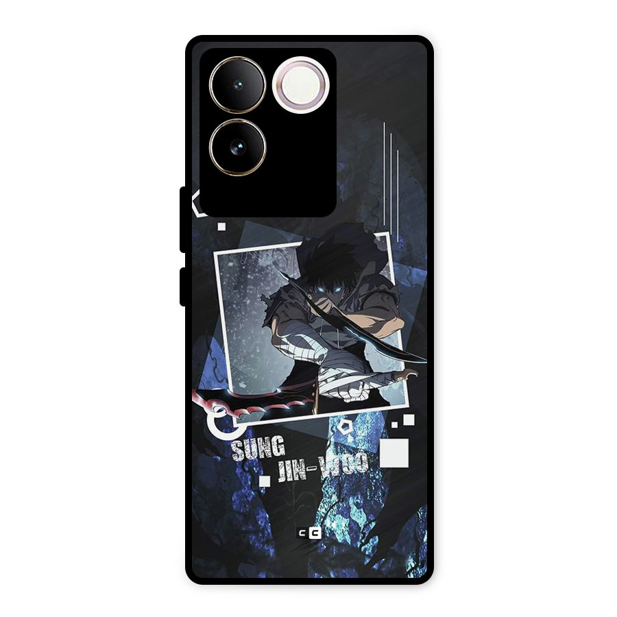 Sung Jinwoo In Battle Metal Back Case for Vivo T2 Pro
