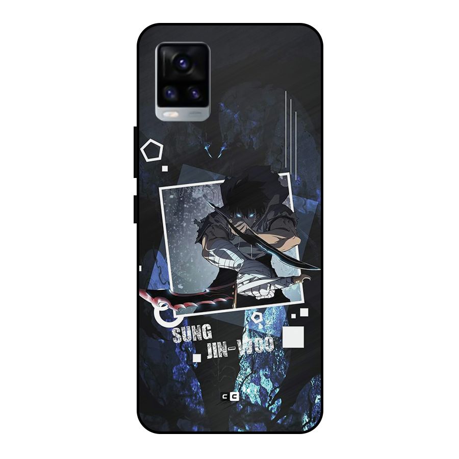 Sung Jinwoo In Battle Metal Back Case for Vivo V20 2021