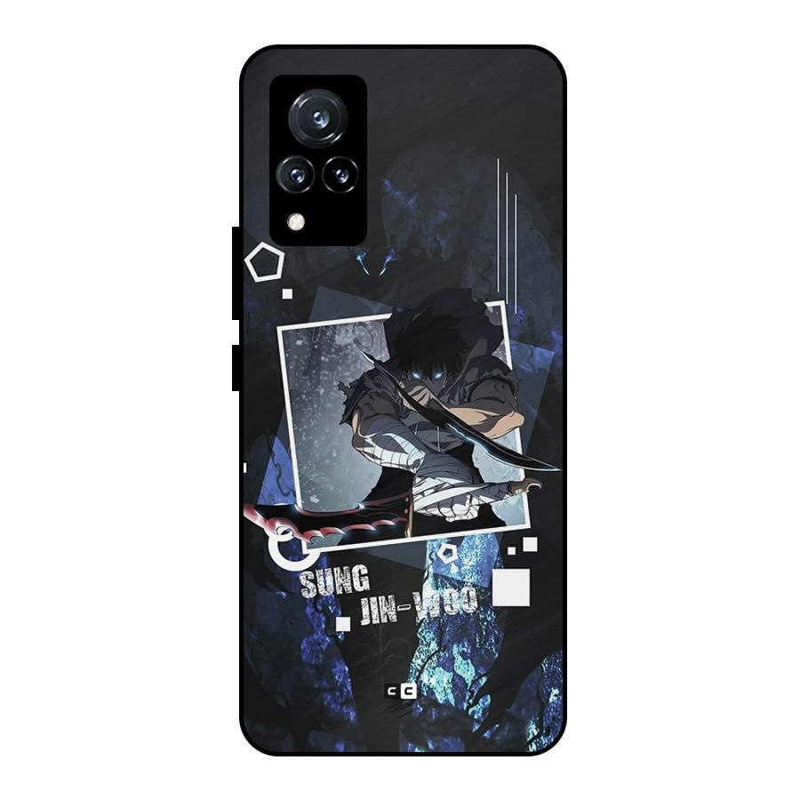 Sung Jinwoo In Battle Metal Back Case for Vivo V21 5G