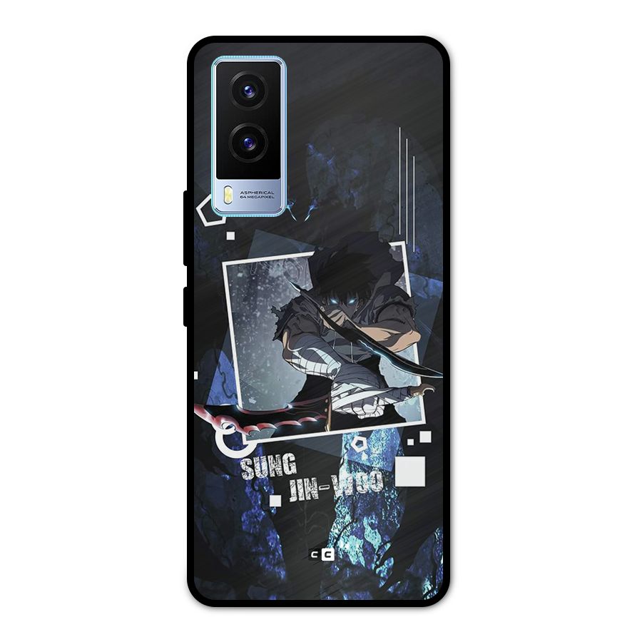 Sung Jinwoo In Battle Metal Back Case for Vivo V21e 5G