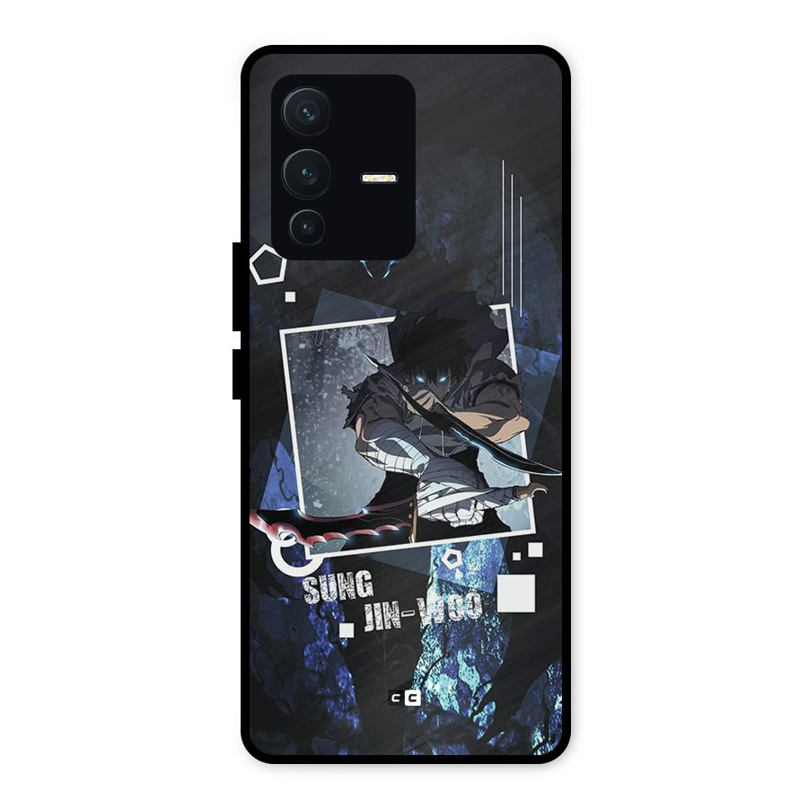 Sung Jinwoo In Battle Metal Back Case for Vivo V23 5G