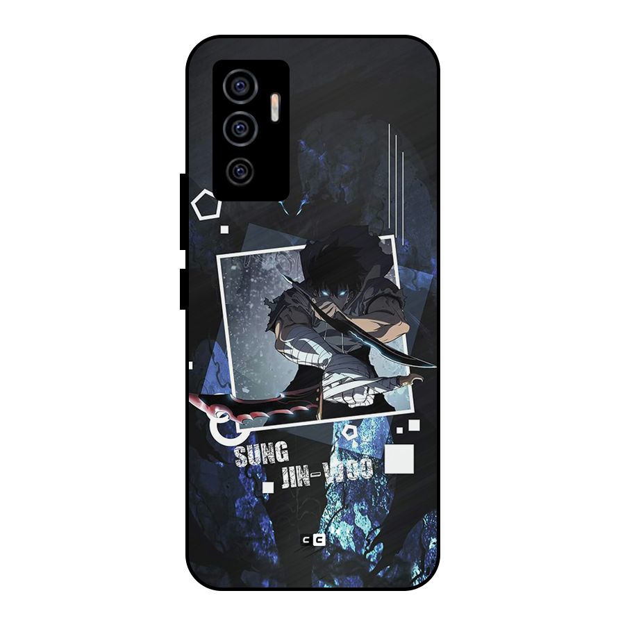 Sung Jinwoo In Battle Metal Back Case for Vivo V23e