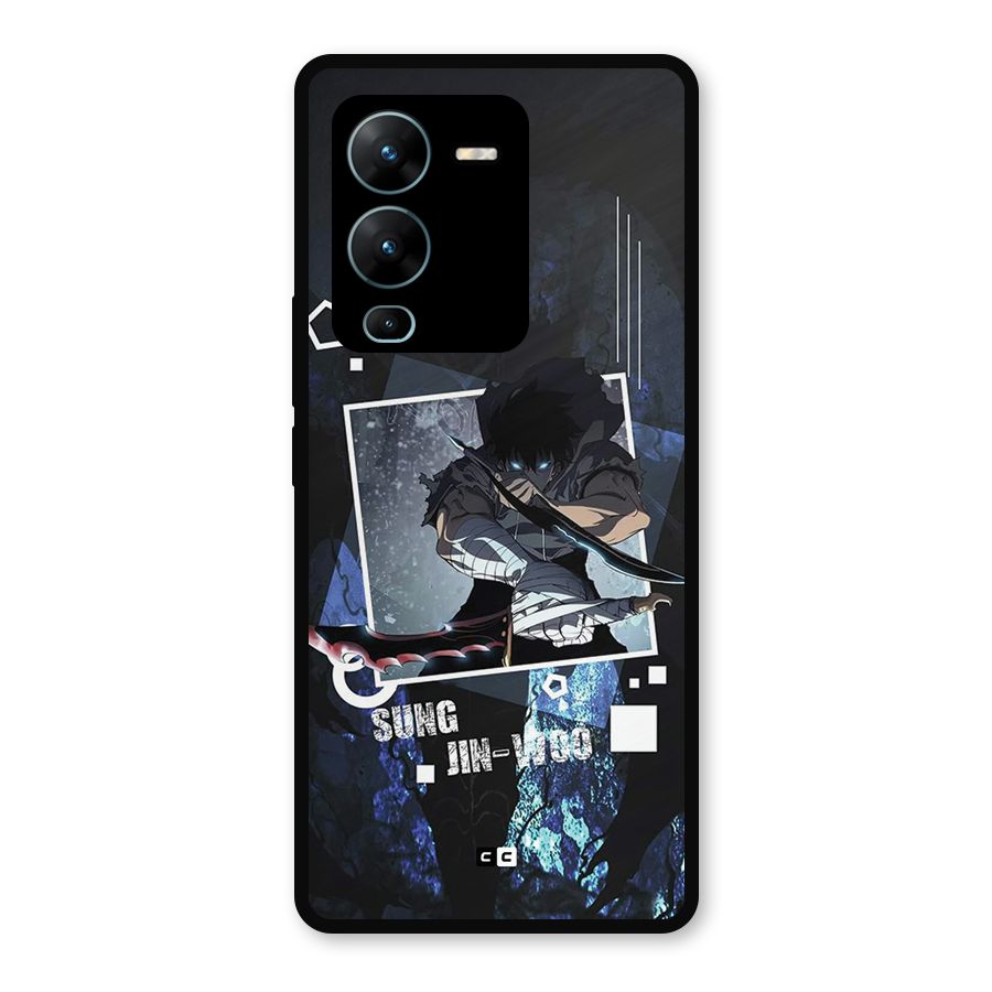 Sung Jinwoo In Battle Metal Back Case for Vivo V25 Pro