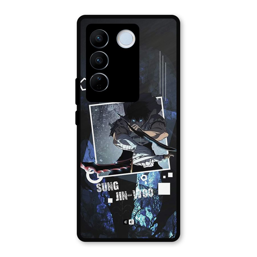 Sung Jinwoo In Battle Metal Back Case for Vivo V27