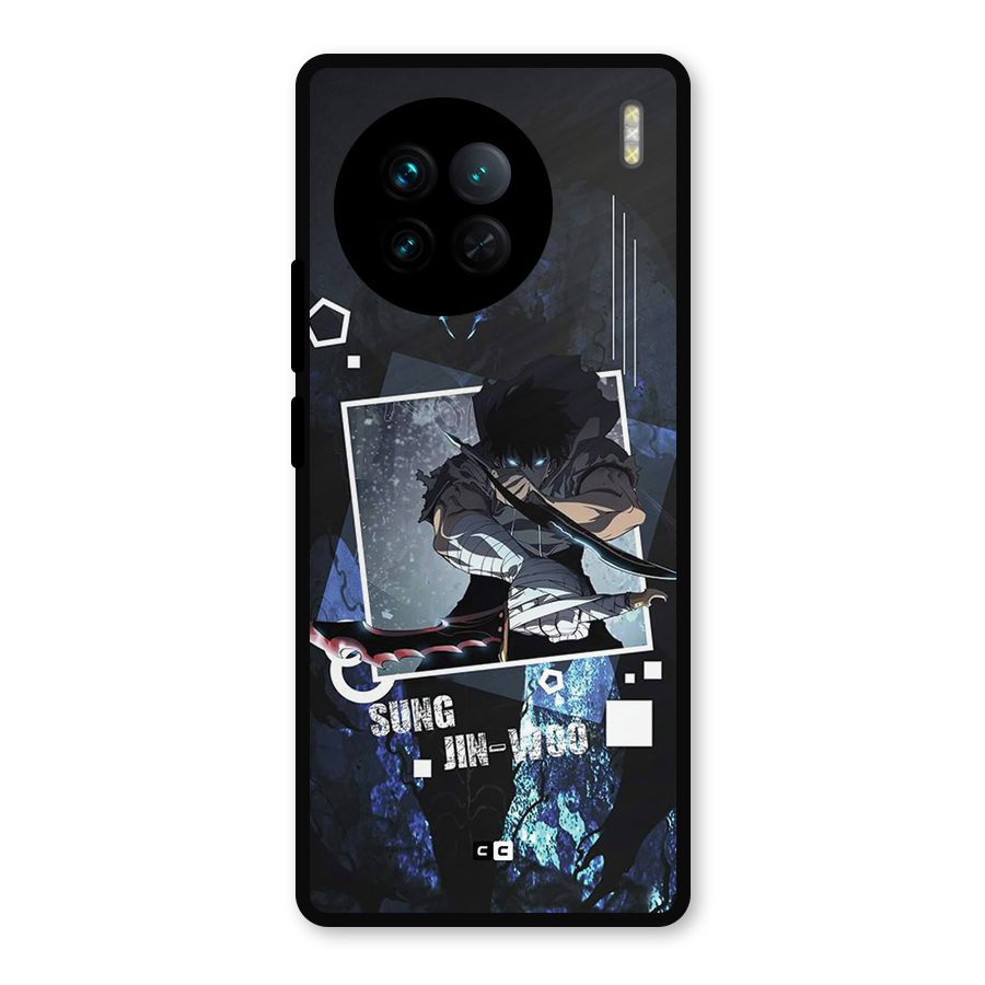 Sung Jinwoo In Battle Metal Back Case for Vivo X90