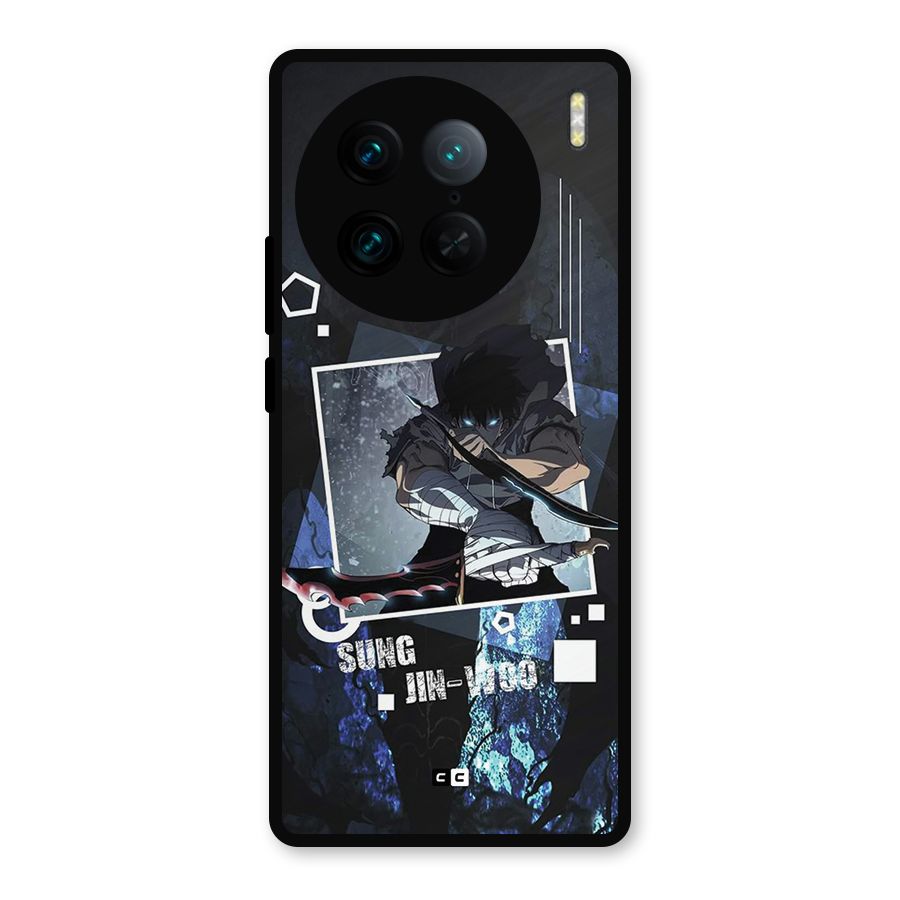 Sung Jinwoo In Battle Metal Back Case for Vivo X90 Pro